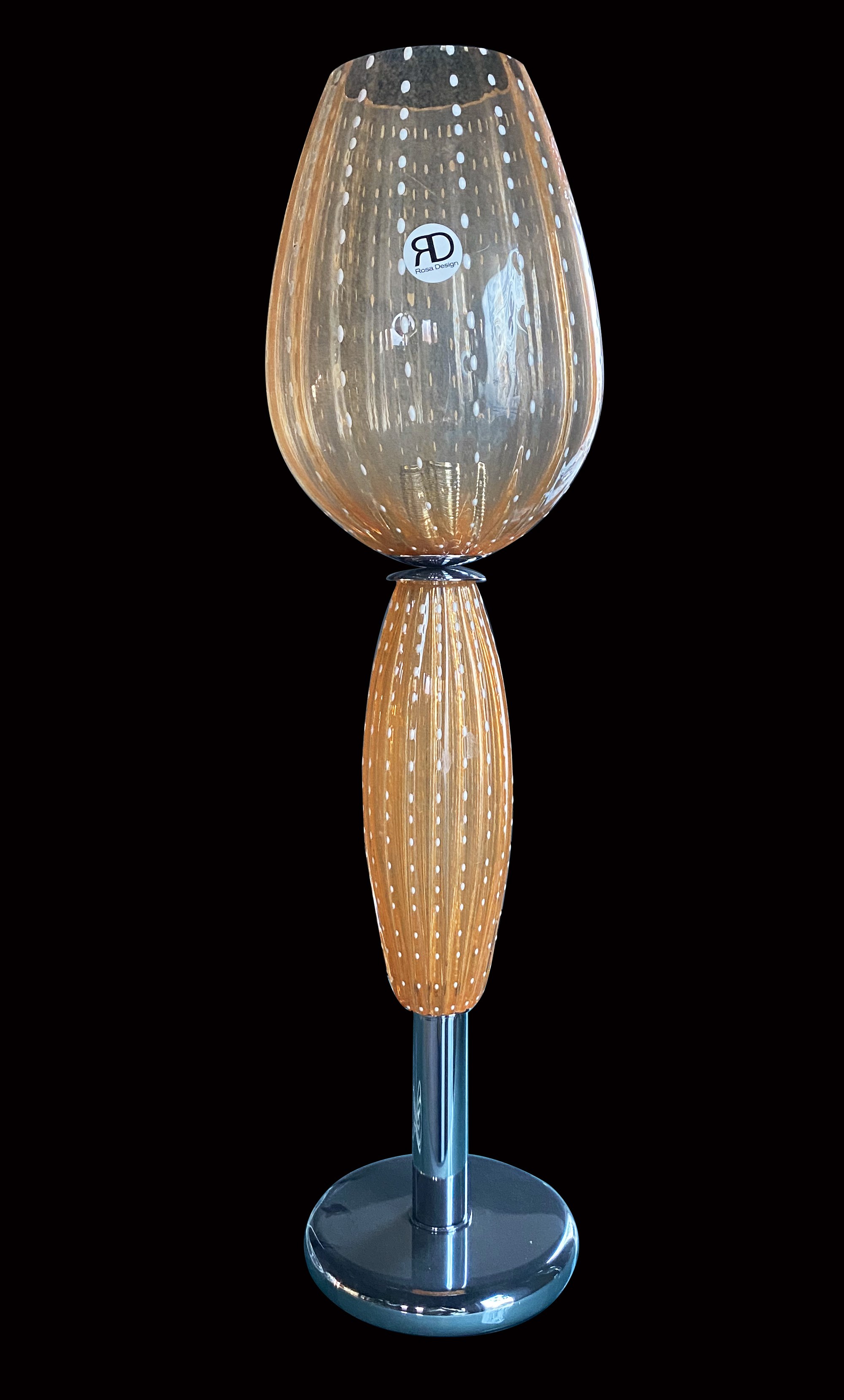 Orange table lamp