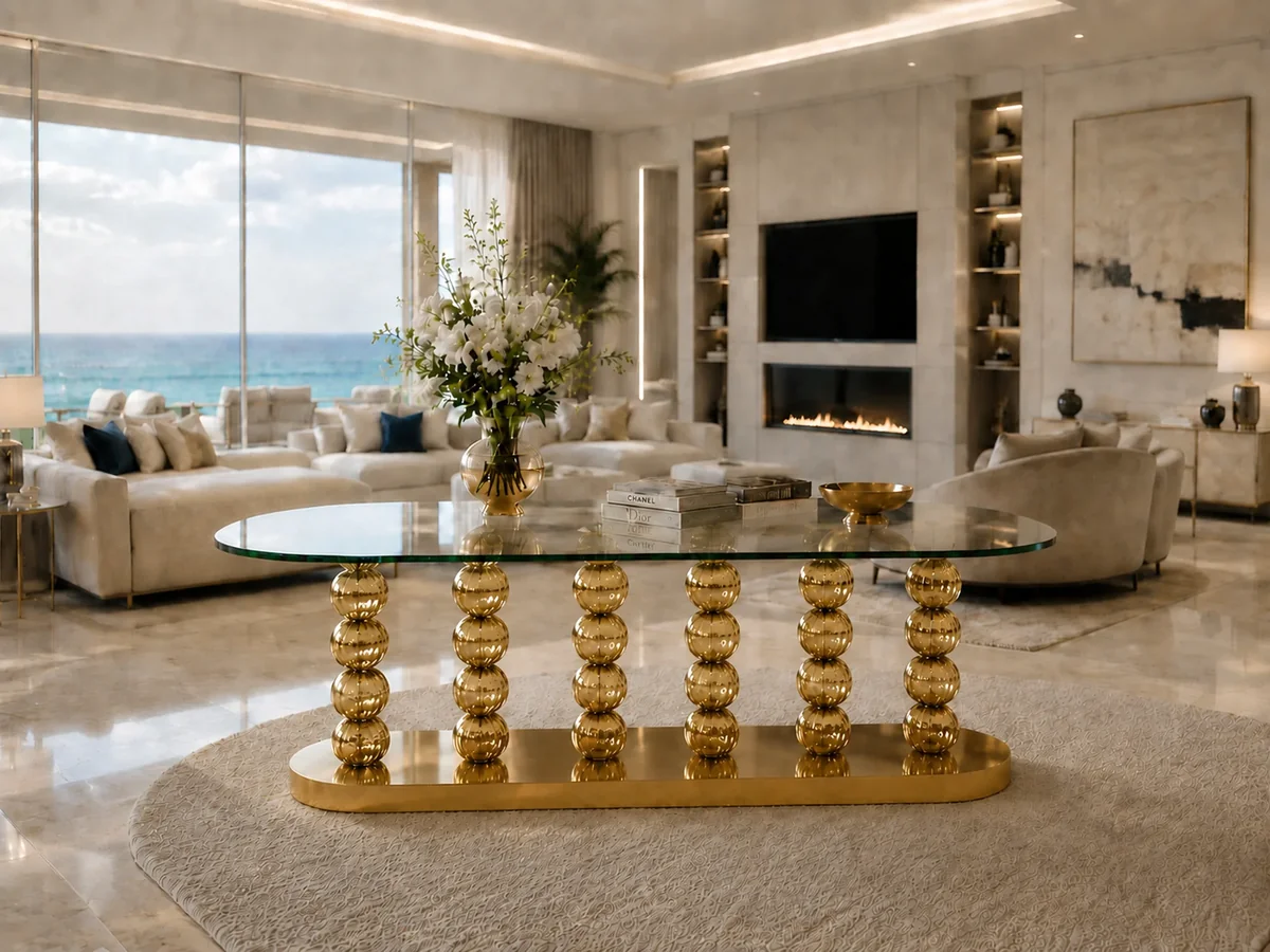 ASTRALYS glass table